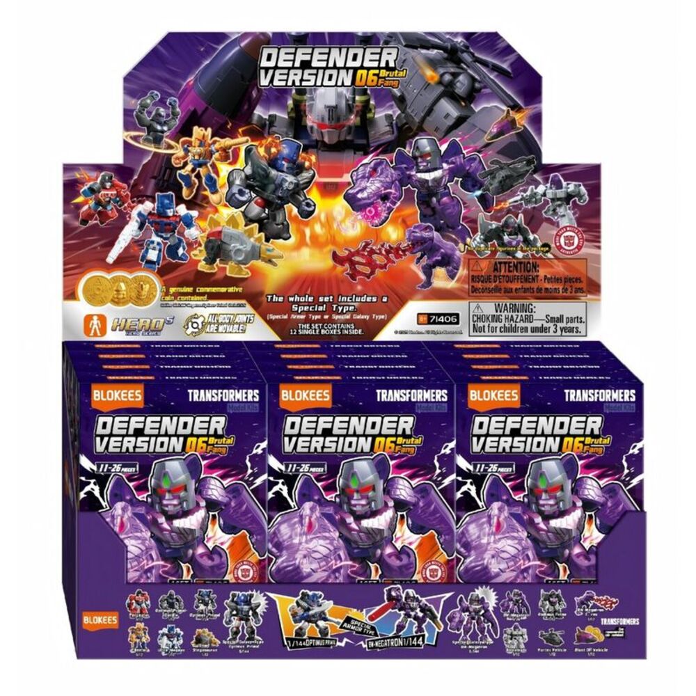Blokees - Transformers - Defender Version - 06: Brutal Fang Model Kit 12ct